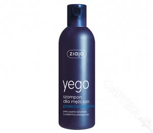 ZIAJA Yego, szampon do mężczyzn przeciwłupieżowy, 300ml