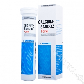Calcium-Sandoz Forte 500mg, 20 tabletek musujących