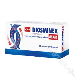 Diosminex Max, 1000mg, 60 tabletek