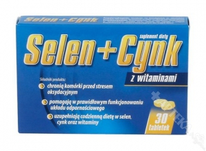 Selen+Cynk Aflofarm, 30 tabletek