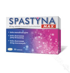Spastyna MAX 80mg, 20 tabletek