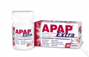Apap Extra, 50 tabletek
