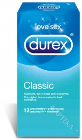 Prezerwatywy DUREX Classic, 12 sztuk