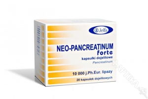 Neo-Pancreatinum Forte, 20 kapsułek