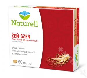 Naturell Żeń-szeń 100mg, 60 tabletek