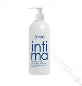 ZIAJA Intima, kremowy płyn do higieny intymnej z kwasem hialuronowym, 500ml