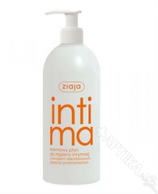 ZIAJA Intima, kremowy płyn do higieny intymnej z kwasem askorbinowym, 500ml