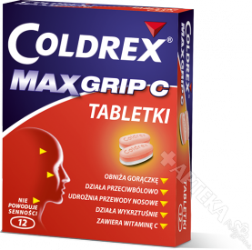 Coldrex Maxgrip C, 12 tabletek