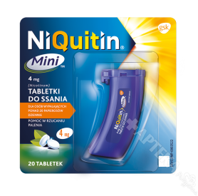 NiQuitin Mini 4mg, 20 tabletek do ssania