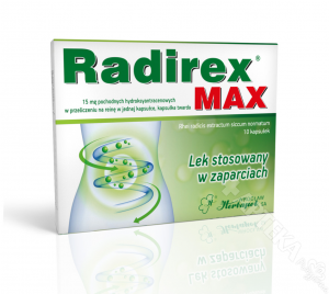 Radirex MAX kaps.twarde 0,375 g 10 kaps.
