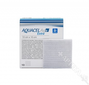 AQUACEL Ag + Extra, opatrunek hydrowłóknisty 15x15cm, 1 sztuka