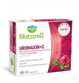 Naturell Uromaxin + C, 60 tabletek