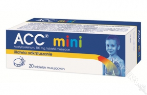 ACC mini, 100mg, od 3 lat, 20 tabletek musujących