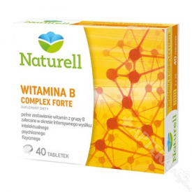 Naturell, Witamina B Complex Forte, 40 tabletek