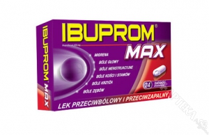 Ibuprom MAX 400mg, 24 tabletki