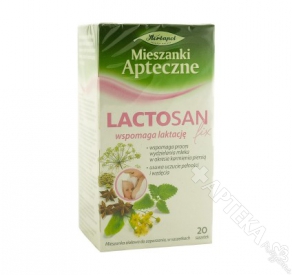 Lactosan fix, mieszanka ziołowa, 20 saszetek