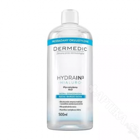 DERMEDIC HYDRAIN 3 HIALURO Płyn micelarny, 500ml