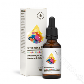 Aura Herbals, Witamina C dla dzieci, krople, 30ml