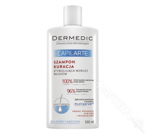 Dermedic Capilarte, szampon - kuracja stymulująca wzrost, 300ml