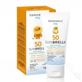 DERMEDIC SUNBRELLA, krem ochronny SPF50 dla dzieci, 50g