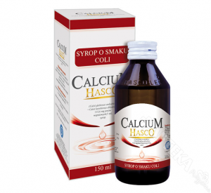Calcium Hasco, syrop o smaku malinowym, 150ml