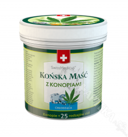 SwissMedicus Końska Maść Chłodząca z Konopiami, 250ml