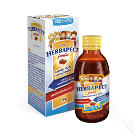 Herbapect Junior bez cukru, syrop, 110g