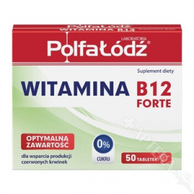 Vitaminum B12 Forte, 10 mcg, 50 tabletek