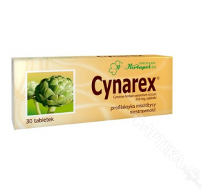 Cynarex 250mg, 30 tabletek