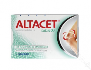 Altacet, 6 tabletek