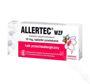 Allertec WZF 10mg, 7 tabletek