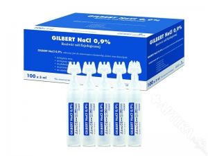 Gilbert NaCl 0,9%, roztwór soli fizjologicznej, 100x5ml