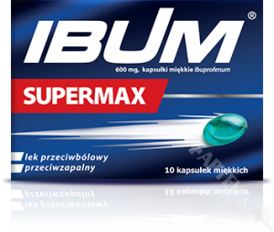 Ibum Supermax 600mg, 10 kapsułek