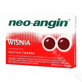 Neo-Angin Wiśnia, 24 pastylki