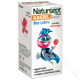 Natursept MED kaszel lizaki bez cukru, 6 sztuk