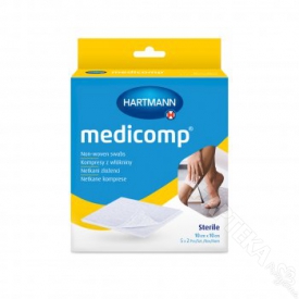 Hartmann Medicomp 7,5 x 7,5 cm, 10 kompresów jałowych (5x2)
