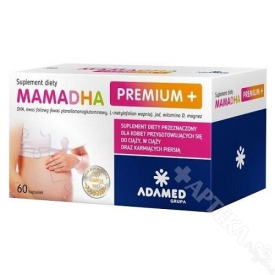 MamaDHA Premium+, 60 kapsułek