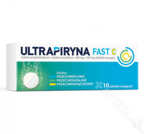 Ultrapiryna Fast C, 10 tabletek musujących