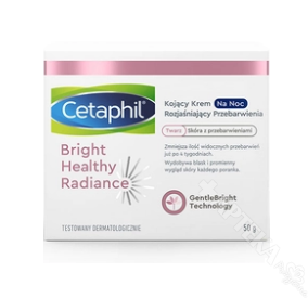 Cetaphil Bright Healthy Radiance, kojący krem na noc na przebarwienia, 50g
