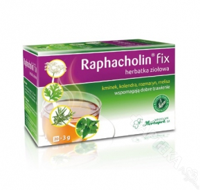 Raphacholin fix, herbatka ziołowa, 20 saszetek