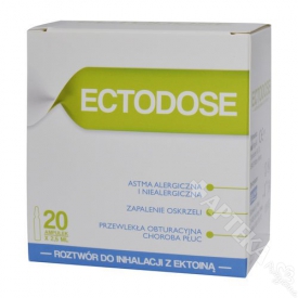 ECTODOSE, roztwór do inhalacji, 20 ampułek po 2,5ml