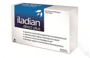 Iladian Direct plus, 10 kapsułek dopochwowych