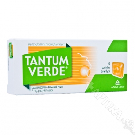 Tantum Verde, smak miodowo-pomarańczowy, 30 pastylek