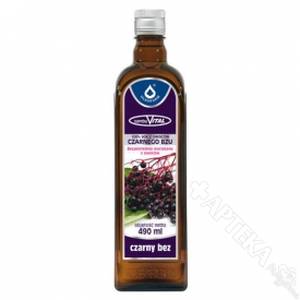 SambuVital, 100 % sok z owoców czarnego bzu, 490 ml
