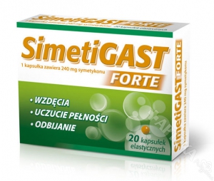 Simetigast Forte, 20 kapsułek