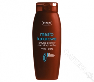ZIAJA Masło Kakaowe, emulsja do twarzy i ciała, 200ml