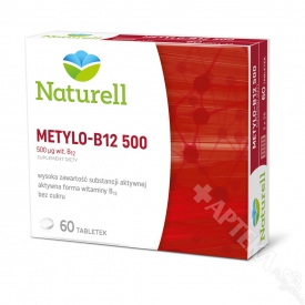 Naturell, Metylo B-12 500, 60 tabletek