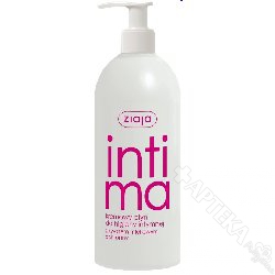 ZIAJA Intima, kremowy płyn do higieny intymnej z kwasem mlekowym, 500ml