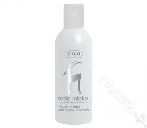 ZIAJA Kozie Mleko, mleczko + tonik, cera sucha i normalna, 200ml