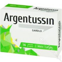 ArgenTussin Gardło, smak miętowo-cytrynowy, 16 pastylek